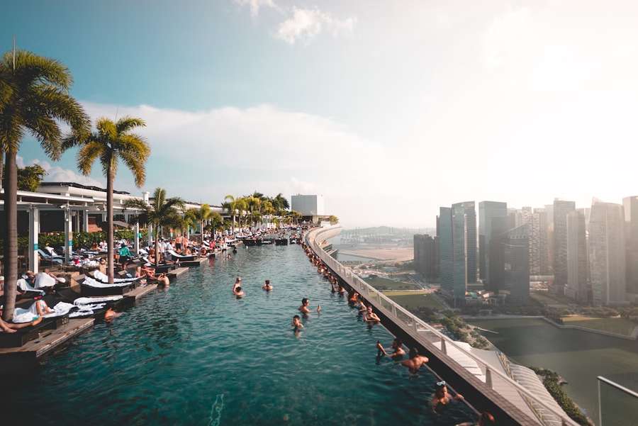 luxurious pool